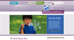 Desktop Screenshot of birthinjuryinfo.org